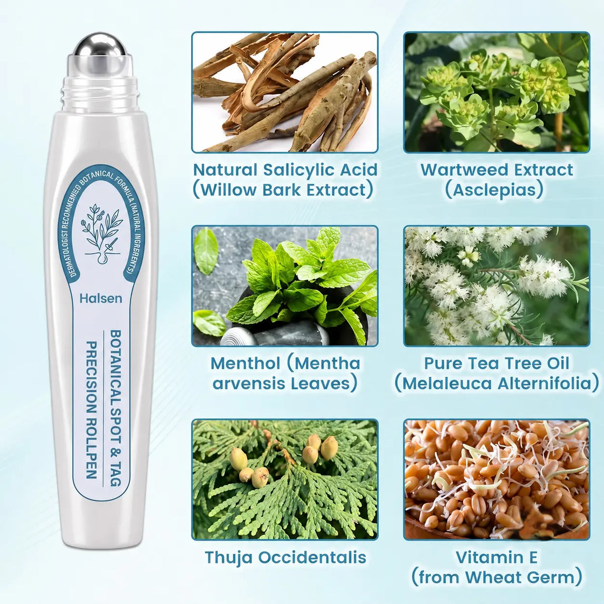 Halsen® Botanical Spot & Tag Precision RollPen